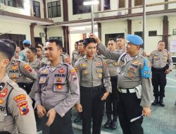 Tingkatkan Disiplin Anggota, Polres Wonogiri Gelar Gaktiplin