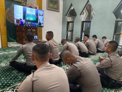 Tingkatkan Karakter, Anggota Polres Wonogiri Ikuti Binrohtal