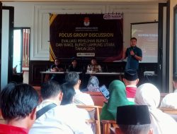 FGD KPU Lampung Utara, Anthon Ferdiansyah : Evaluasi Pilkada Mendatang Jadi Lebih Baik