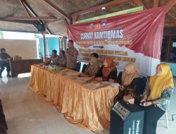 Sat Binmas Polresta Sidoarjo Gelar Curhat Kamtibmas di Desa Pesawahan Porong