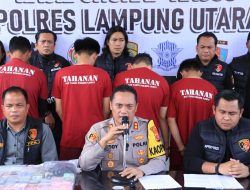 Kapolres Lampung Utara Ungkap Kasus Pencurian Mobil dan Pemerkosaan