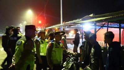 Kapolres Wonogiri Pimpin Patroli Skala Besar Antisipasi Balap Liar