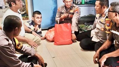 Kapolsek Tulangan Beri Dukungan dan Bantuan Kepada Warga Penyandang Cerebral Palsy
