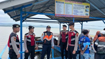 Libur Akhir Pekan, Sat Samapta Polres Wonogiri Patroli Obyek Wisata