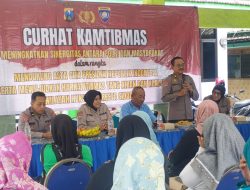 Peduli Kamtibmas, Sat Binmas Polresta Sidoarjo Gelar Curhat Bersama Warga