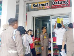 Pemkab Bojonegoro Pasang Stiker Toko Modern Berjejaring, Tanda Lengkap Kantongi Izin