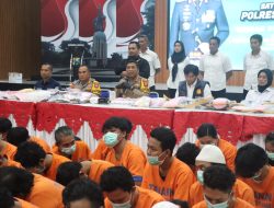 Polresta Sidoarjo Berhasil Ungkap 110 Kasus Narkoba, Selamatkan 61 Ribu Jiwa