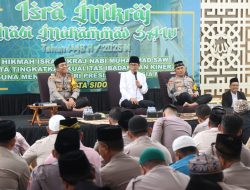 Polresta Sidoarjo Gelar Peringatan Isra Mi’raj