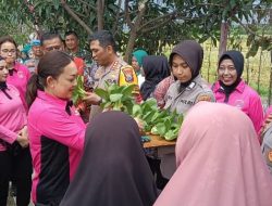 Polresta Sidoarjo dan Bhayangkari Luncurkan Program Pekarangan Pangan Lestari