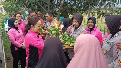 Polresta Sidoarjo dan Bhayangkari Luncurkan Program Pekarangan Pangan Lestari