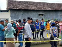 Polsek Tarik Bergerak Cepat Tangani Penemuan Mayat di Sungai Irigasi Desa Singogalih Sidoarjo