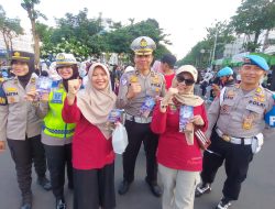 Satgas Operasi Keselamatan Candi 2025 Gelar Sosialisasi dan Himbauan di CFD Semarang
