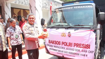 Sinergi Polda Jateng dan Mahasiswa, Ribuan Paket Sembako Disalurkan di Kota Semarang