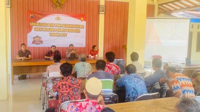 Sosialisasi Bahaya Judol, Sat Binmas Polres Wonogiri Berkunjung ke Eromoko