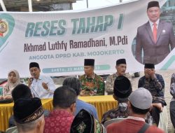 Anggota DPRD Kabupaten Mojokerto Fraksi PKB Akhmad Luthfy Ramadhani Gelar Reses Tahap I, Siap Tuntaskan Banjir di Desa Gayaman