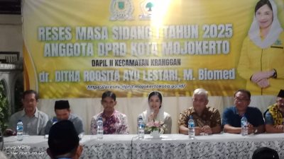 Anggota DPRD Kota Mojokerto dr. Dhita Gelar Reses untuk Menyerap Aspirasi Konstituennya