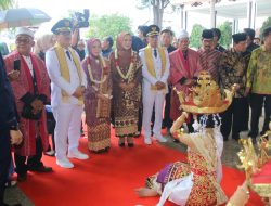 Apresiasi Budaya Kabupaten Lampung Utara 2025, Menyambut Kedatangan Bupati dan Wakil Bupati Usai Dilantik