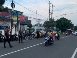 Kapolres Wonogiri Turun ke Jalan Atur Arus Lalulintas dan Cek Personil AG Sore