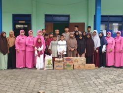 Kapolsek Kapas dan Bhayangkari Salurkan Bantuan Sembako ke Ponpes Al Fajar Bojonegoro