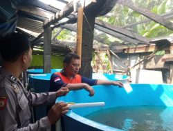 Kapolsek Taman Pertajam Peran Bhabinkamtibmas Dalam Ketahanan Pangan Bergizi di Tingkat Desa