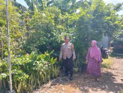 Kapolsek Tanggulangin Dorong Bhabinkamtibmas Proaktif Sambangi Warga, Dukung Ketahanan Pangan