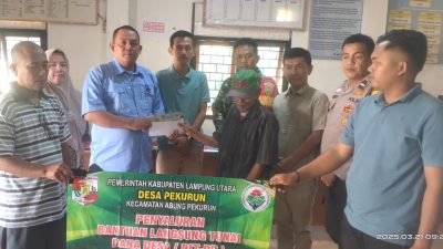 Menjelang Idul fitri 1446 H, Pemerintah Desa Pekurun Salurkan BLT-DD 2025 Kepada 25 KPM