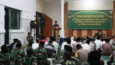 Pererat Sinergitas, Kapolres Wonogiri Hadiri Safari Ramadhan di Kodim 0728