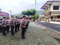 Pimpin Apel Pagi, Kapolres Wonogiri Tekankan Kesiapsiagaan Pengamanan Mudik