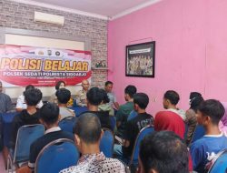 Polisi Edukasi Para Pemuda untuk Tidak Terlibat Perang Sarung