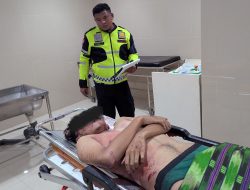 Polisi Lakukan Olah TKP Usai Pemotor Jatuh Meninggal Tertabrak L300 di Ngadirojo