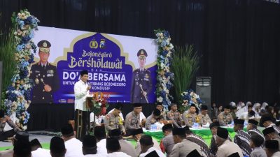 Polres Bojonegoro Gelar Bojonegoro Bersholawat dan Do’a Bersama Menjelang Idul Fitri 1446 H