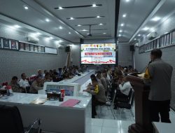 Polres Bojonegoro Gelar Rakor Lintas Sektoral Operasi Ketupat Semeru 2025