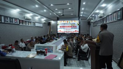 Polres Bojonegoro Gelar Rakor Lintas Sektoral Operasi Ketupat Semeru 2025