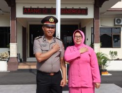 Polres Wonogiri Gelar Upacara Kenaikan Pangkat Pengabdian