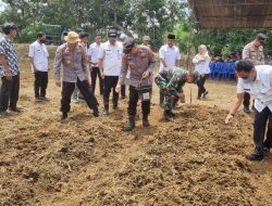 Polres Wonogiri Lakukan Penanaman Jagung di Desa Mangunharjo