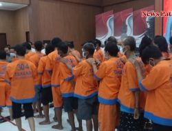 Polresta Sidoarjo Rilis Hasil Operasi Pekat Semeru 2025, 185 Kasus Terungkap dan 197 Tersangka Diamankan