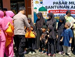 Polri Untuk Masyarakat, Polres Jember Gelar Pasar Murah Ramadhan Berhadiah dan Santuni Anak Yatim