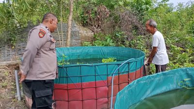 Polsek Prambon Dampingi Warga Wujudkan Swasembada Pangan Mandiri