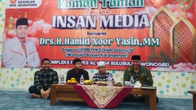 Ramah Tamah Anggota DPR RI Dapil IV Jateng Dengan Insan Media