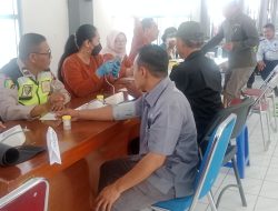Arus Balik Lebaran, Polres Wonogiri Cek Kondisi Bus dan Kesehatan Sopir
