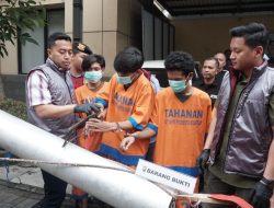 Curi Pipa Stainless di PT Tjiwi Kimia, Empat Tersangka Diamankan Satu Buron