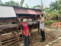 Kapolsek Gedangan Masifkan Kegiatan Sambang Desa, Tinjau Ketahanan Pangan Peternakan Warga di Kebon Anom