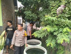 Bersama Petani dan Peternakan Lele, Polsek Tulangan Bangun Ketahanan Pangan Dari Desa