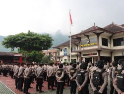 Jaga Kondusifitas Wilayah, Polres Wonogiri Gelar Apel Konsolidasi Kompi Dalmas