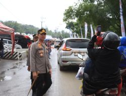 Kapolres Bojonegoro Tinjau Arus Balik Lebaran, Pastikan Perjalanan Pemudik Aman – Lancar