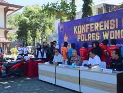 Kapolres Wonogiri Ungkap Keberhasilan Penanganan 9 Kasus Kriminal, Kasus Narkoba Tertinggi