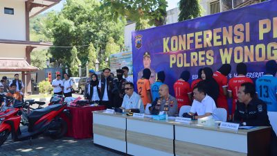 Kapolres Wonogiri Ungkap Keberhasilan Penanganan 9 Kasus Kriminal, Kasus Narkoba Tertinggi