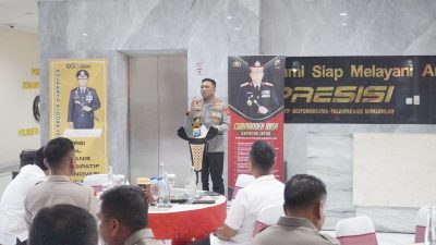 Kapolresta Sidoarjo Optimalkan Peran Kapolsek dan Bhabinkamtibmas Dorong Pelaksanaan Ketahanan Pangan