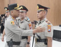 Kapolresta Sidoarjo Pimpin Sertijab Kasat Polairud, Kapolsek Taman dan Jabon