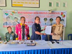 Musdesus Pembentukan Koprasi Merah Putih Desa Kota Agung, Sungkai Selatan Terbentuk